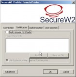 SecureW2 Certificates Pane