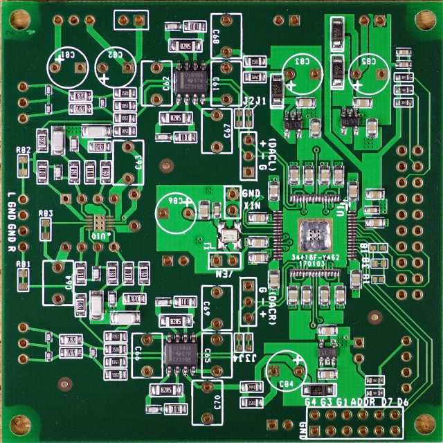 ES9038 Board - DAC chip side