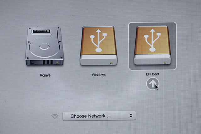 Mac OS Boot Selection Menu