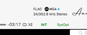 MQA Audio Data Specs