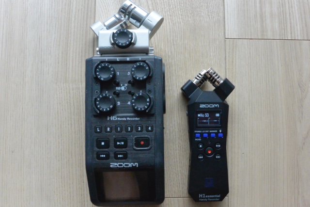 Zoom H6 and H1e