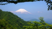 雨山峠からの富士山