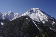 阿弥陀岳と中岳