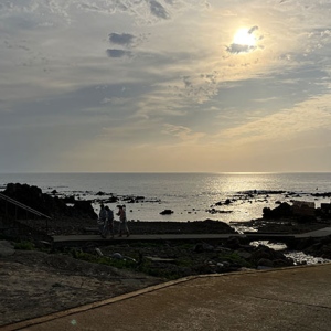 海岸の露天風呂