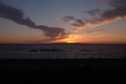 日本海に沈む夕日 日本海に沈む夕日