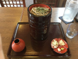 五段重ね割子そば