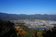 嵯峨野を一望