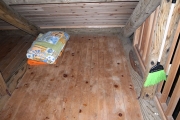 行者還避難小屋の2Fロフト