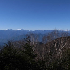 南アルプスの山々