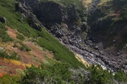 中岳温泉が近づく