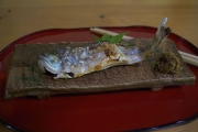 天然あまごの塩焼き