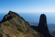 南峰とローソク岩