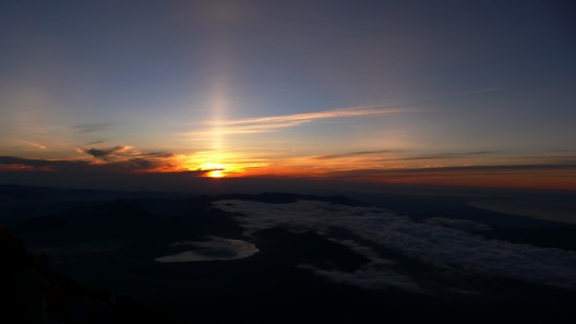 富士山からの御来光