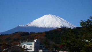 富士山が間近に