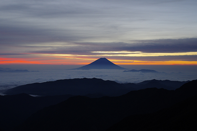 Mt. Fuji [  view from Mt. Kitadake ]